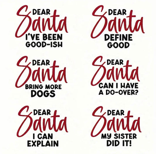✨Decal Only: Dear Santa