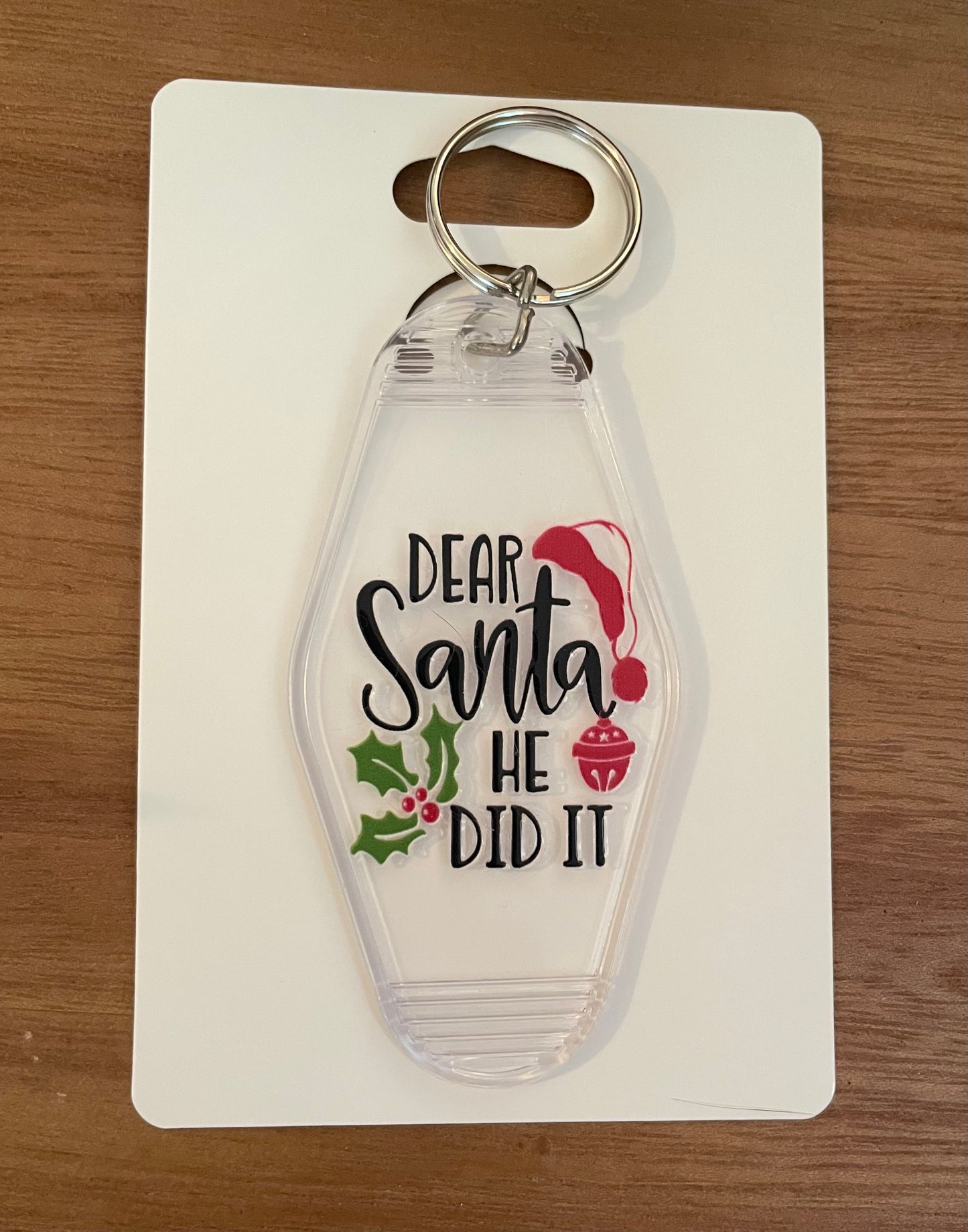 Hotel Keychain: Christmas Themed