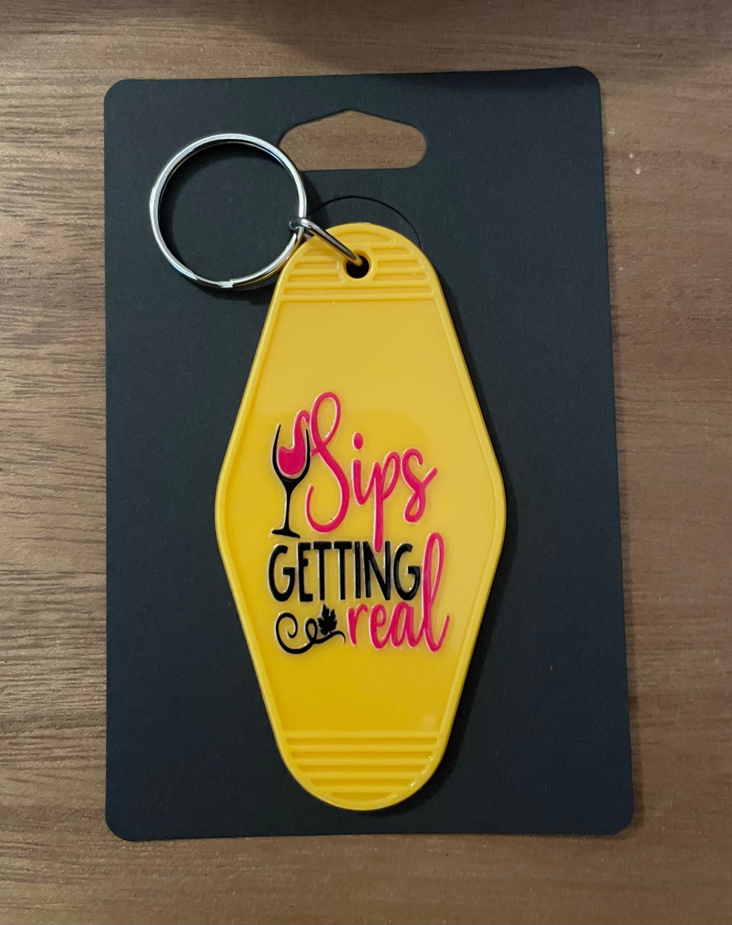 Keychain: Wine Themed Keychain