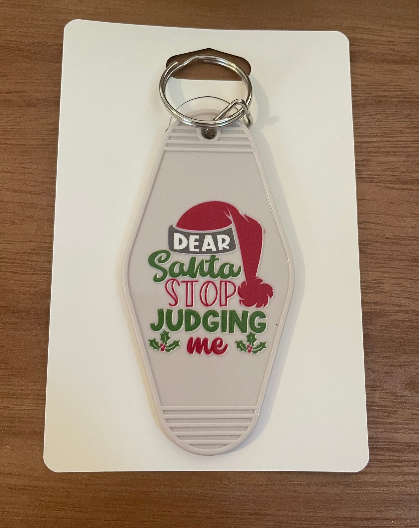 Hotel Keychain: Christmas Themed
