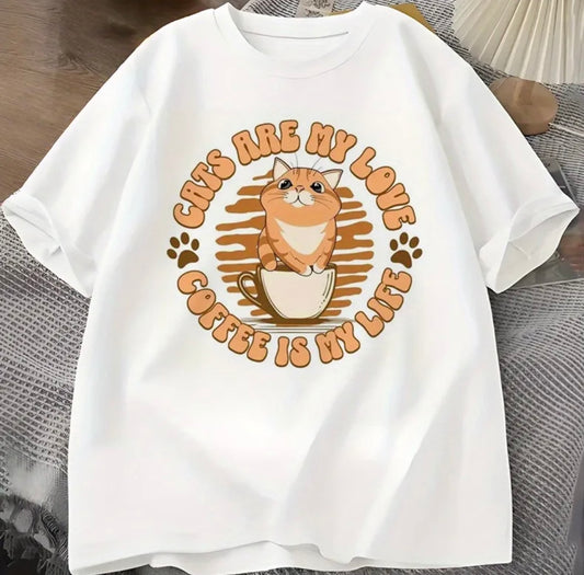 ✨Decal Only: Cats Are My Love, Coffee Is My Life