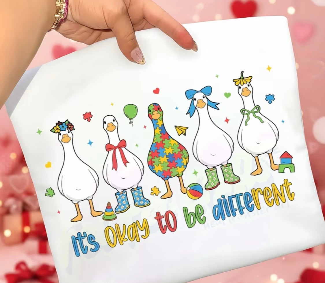 Decal Only: It’s Okay to Be Different Geese