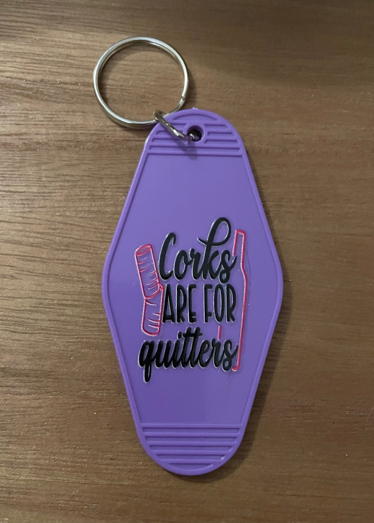 Keychain: Wine Themed Keychain