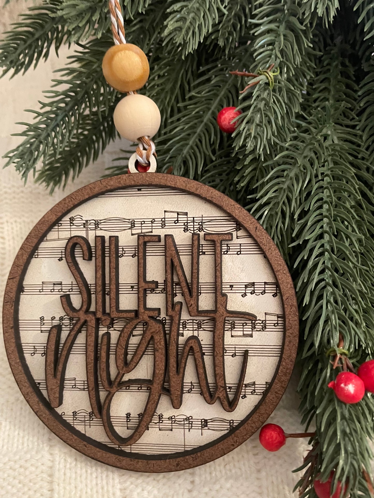 ✨Lyric Ornament: Silent Night