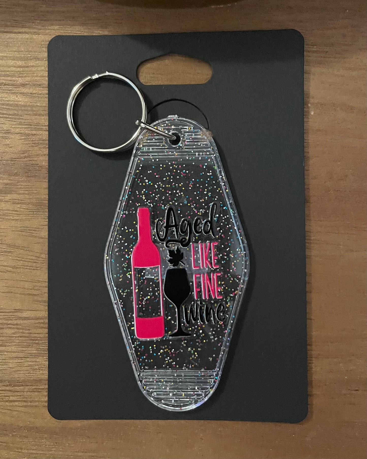 Keychain: Wine Themed Keychain