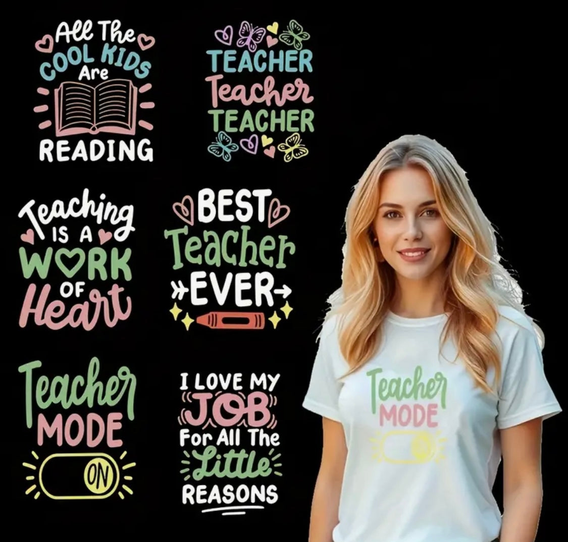 ✨Decal Only: Teacher Themed