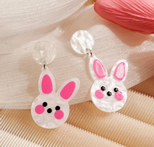 Earrings: Bunny Faces