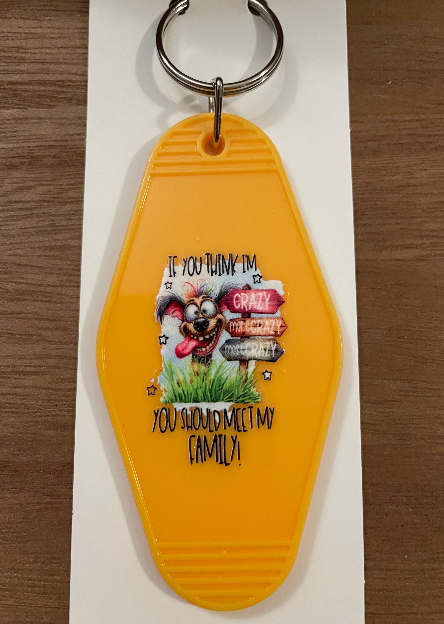 Hotel Keychain: Funny Dogs