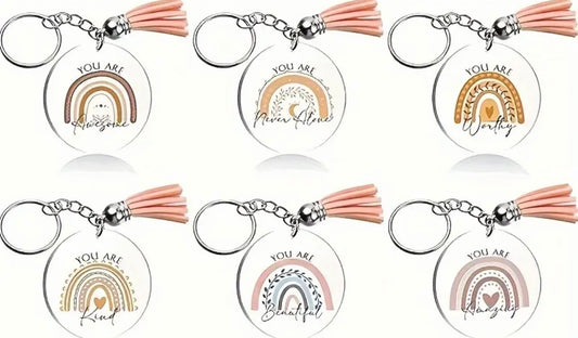 Keychain: Rainbow (You Are…) Acrylic Keychain