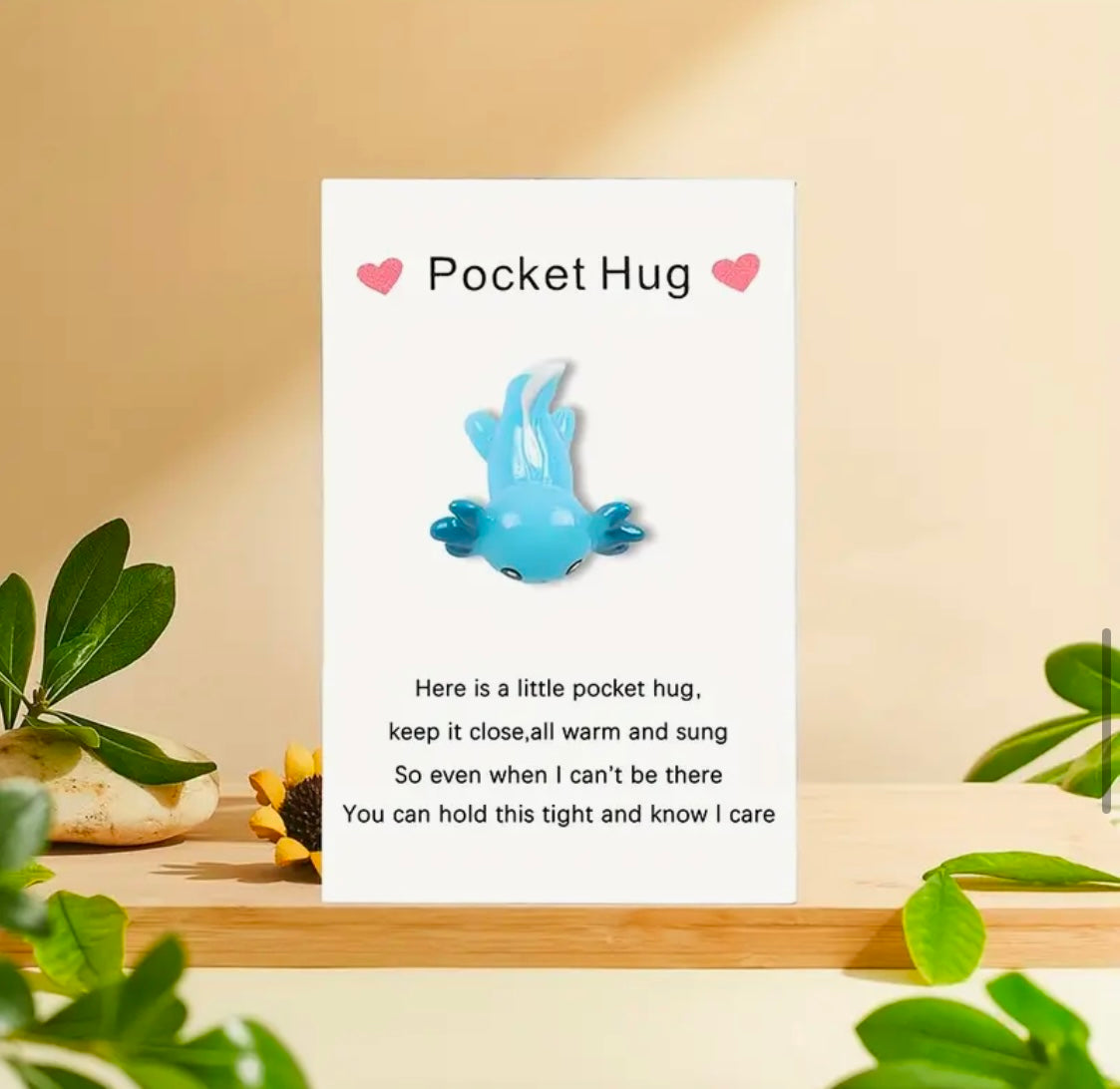 Pocket Hug: Axolotl (Option 1)