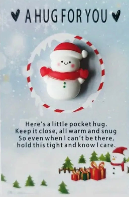 Pocket Hug: Santa and Snowman