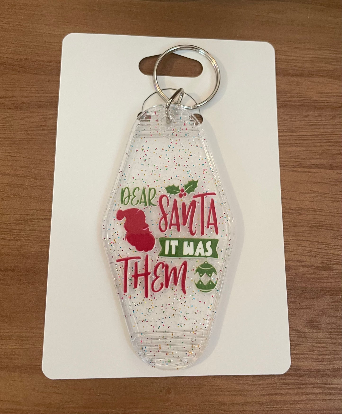 Hotel Keychain: Christmas Themed