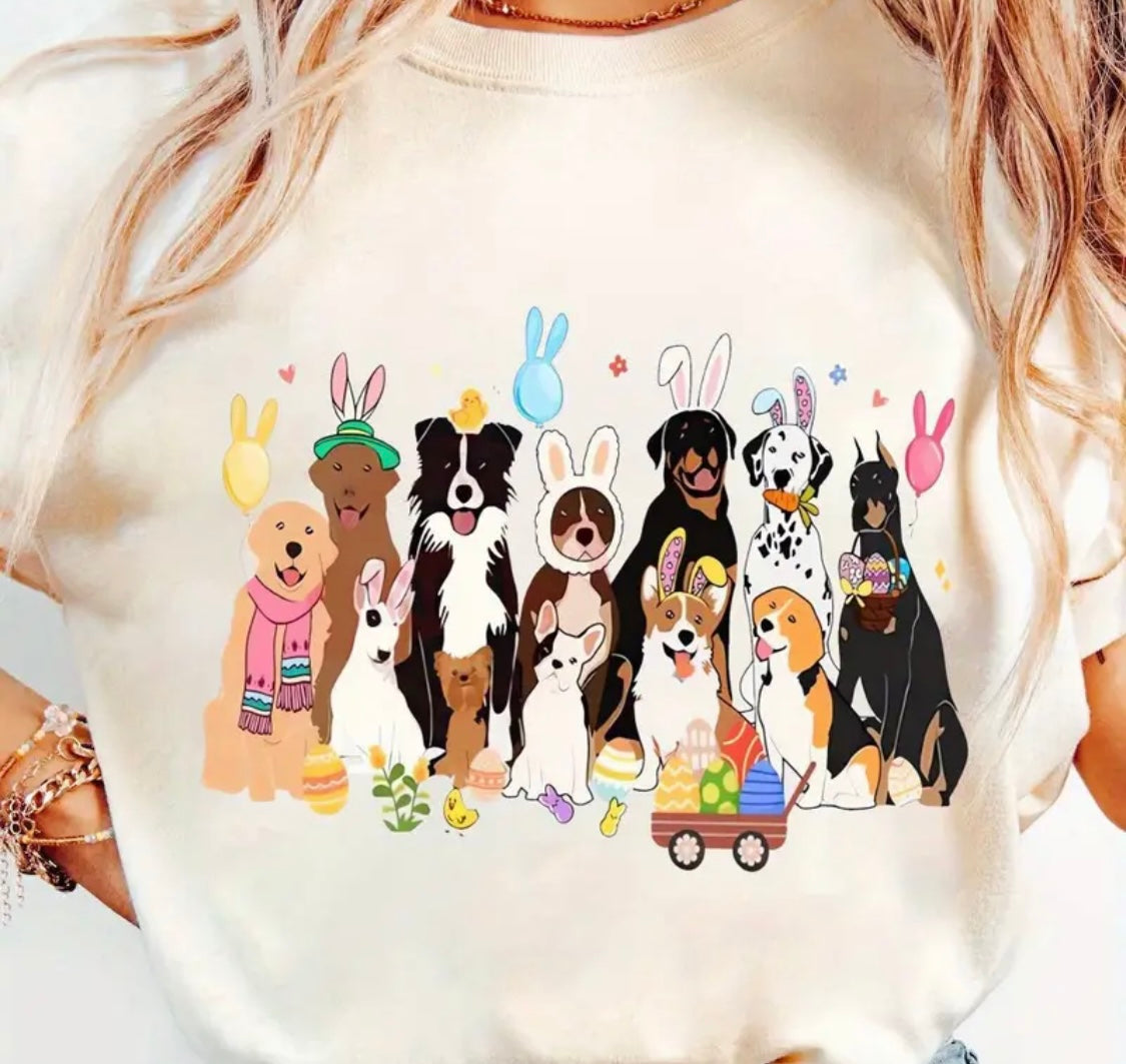 ✨Decal Only: Dogs Dressed Like Bunnies