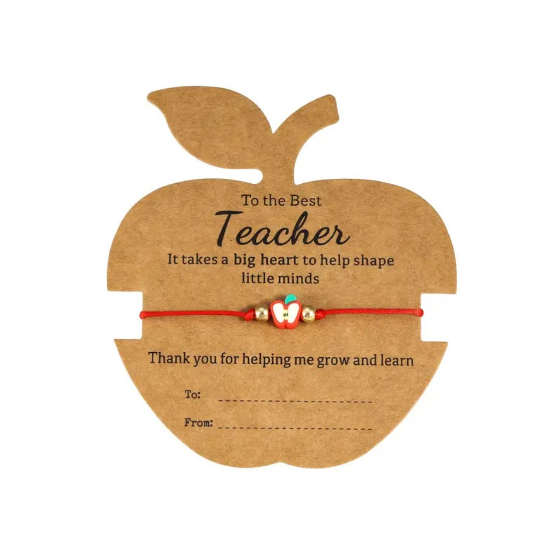 Wish Bracelet: Teacher Apple