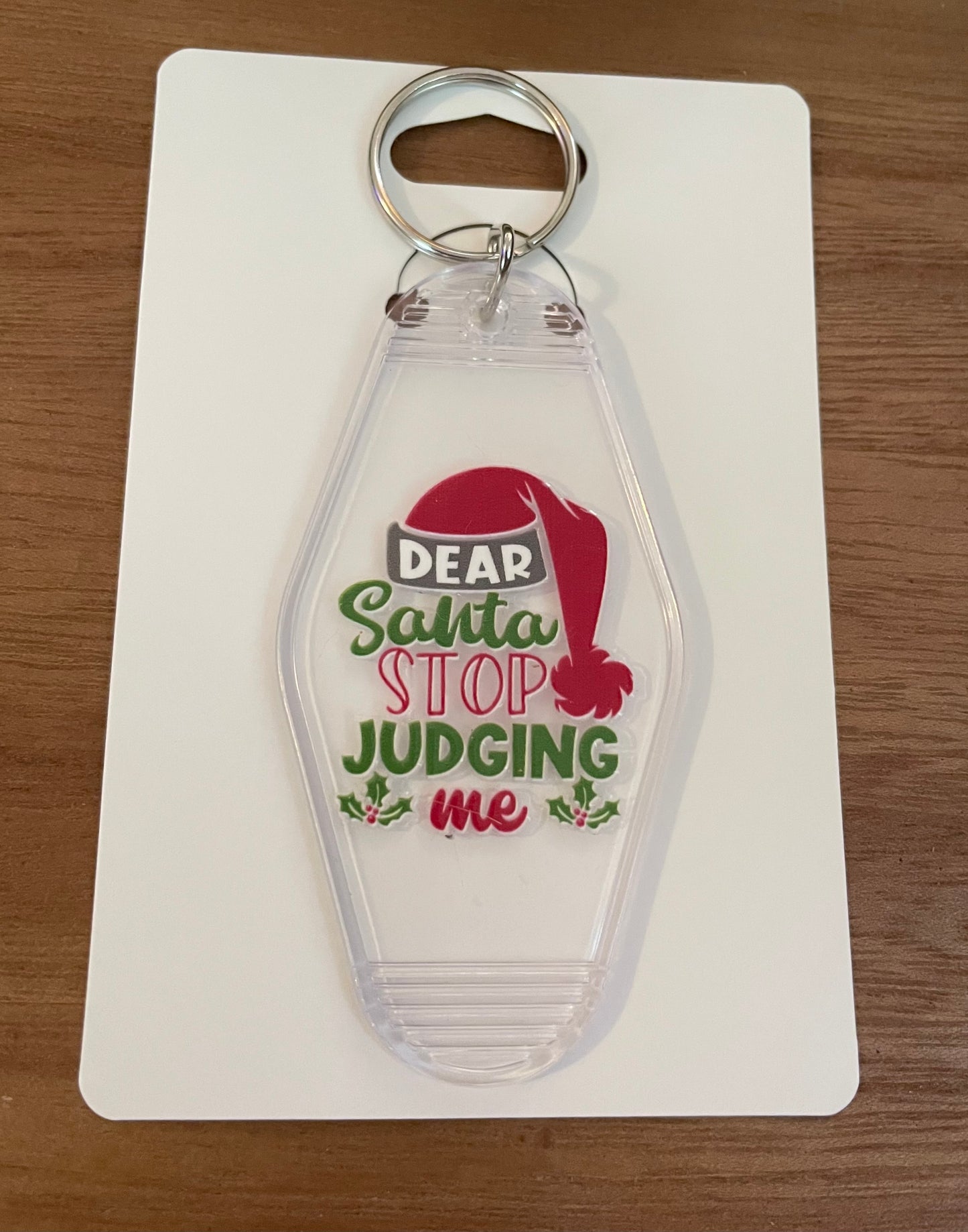 Hotel Keychain: Christmas Themed