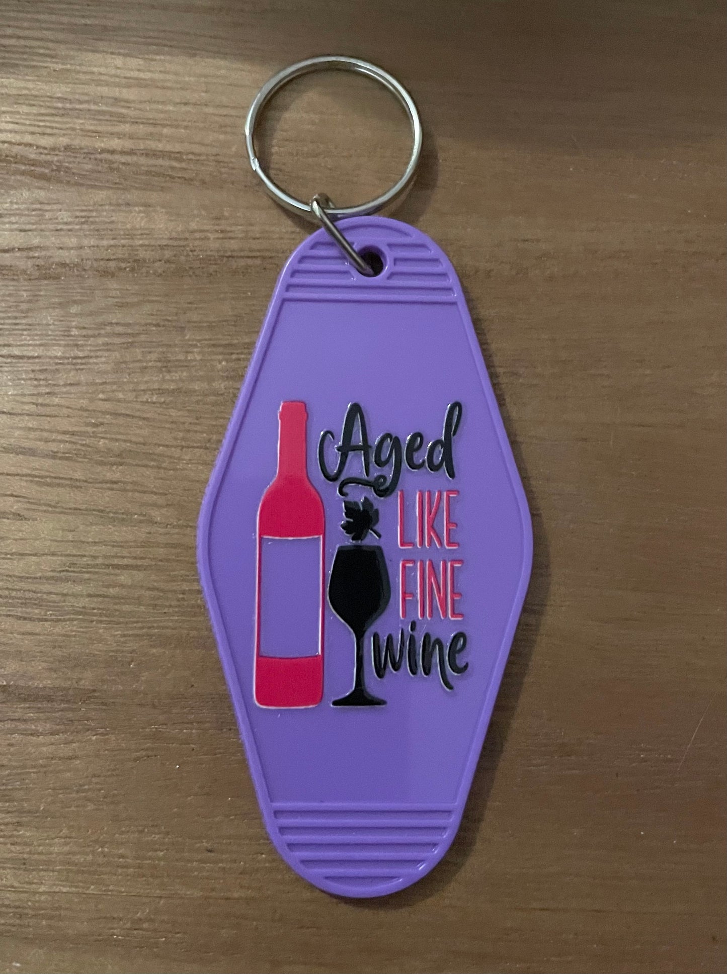 Keychain: Wine Themed Keychain
