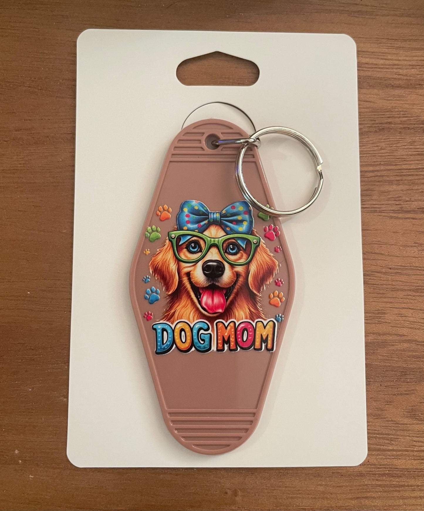 Hotel Keychain: Dog Mom