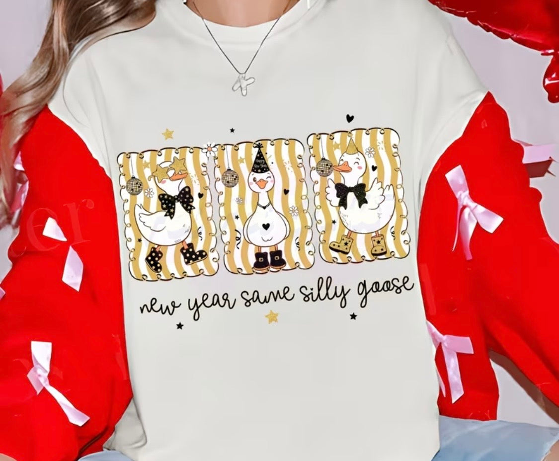 Decal Only: New Year Same Silly Goose