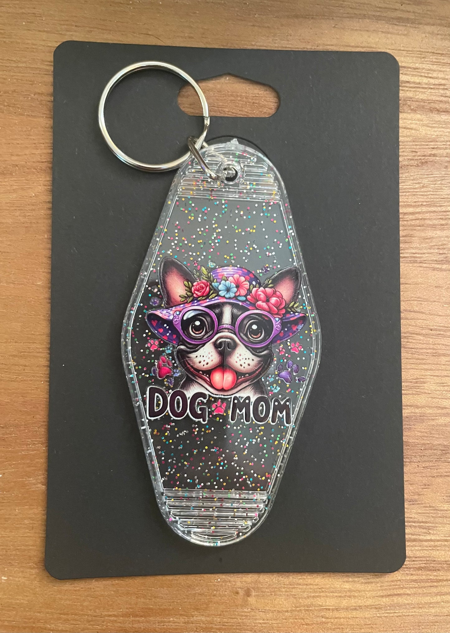 Hotel Keychain: Dog Mom