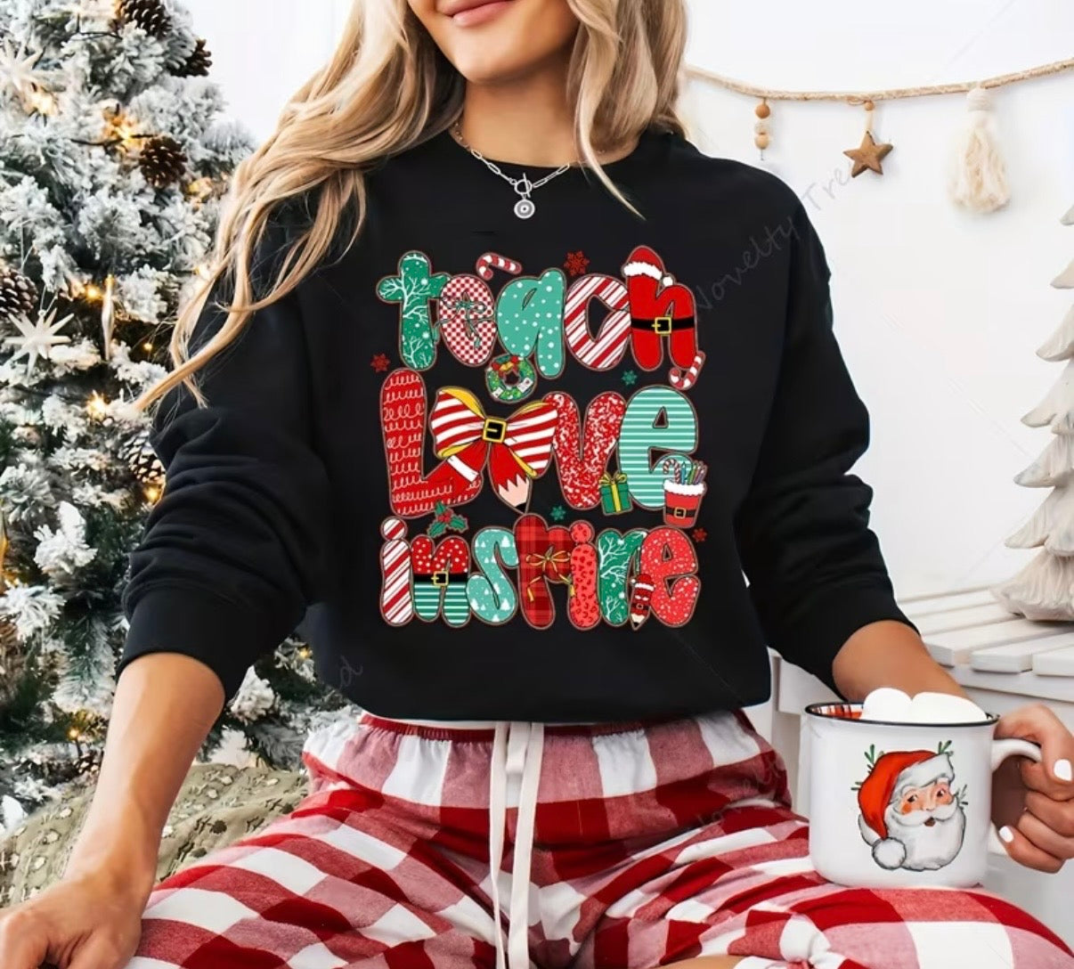 Decal Only: Teach Love Inspire Christmas