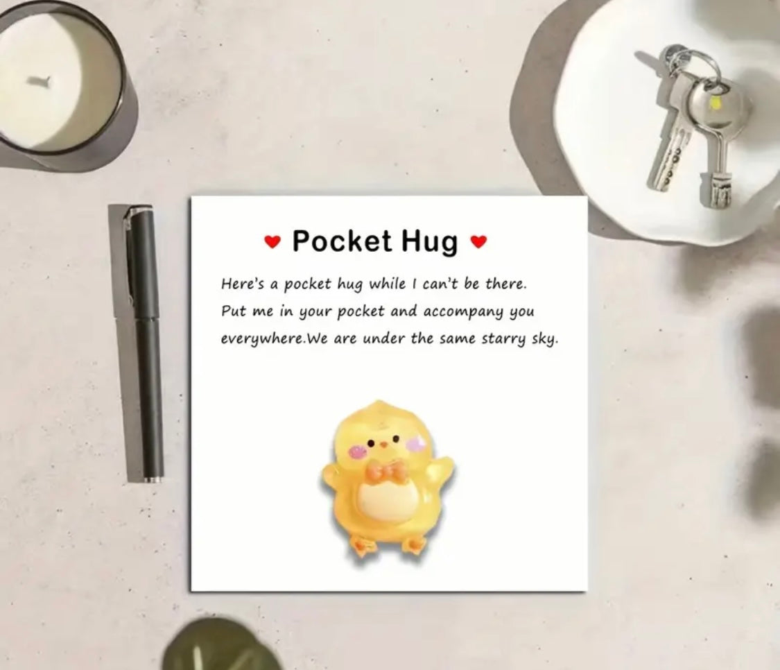 Pocket Hug:                           Many More Varieties Available! Click on the listing.