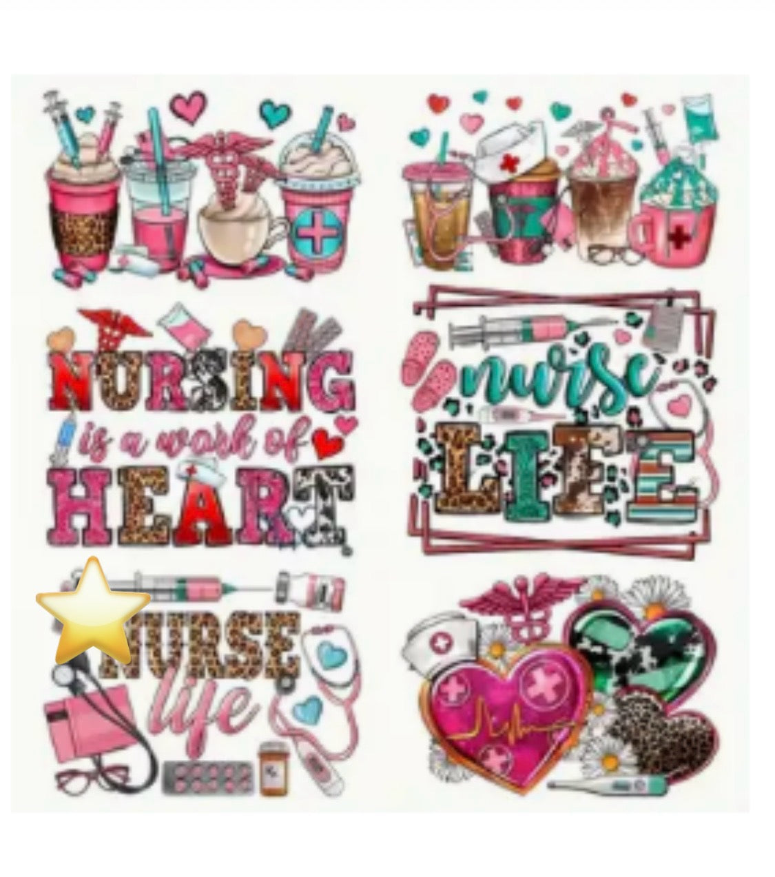 ✨Decal Only: Nurse (Variety)