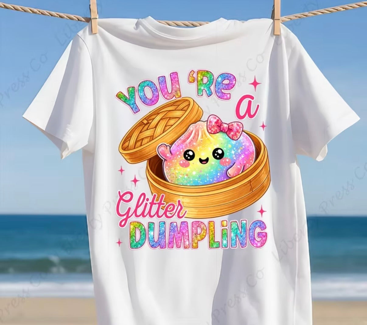 Decal Only: You’re a Glitter Dumpling (Option 4)