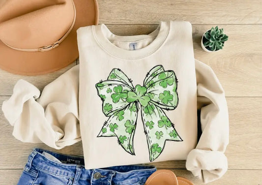 Decal Only: St. Patrick’s Day Bow