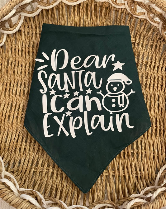 Pet Bandana: Christmas