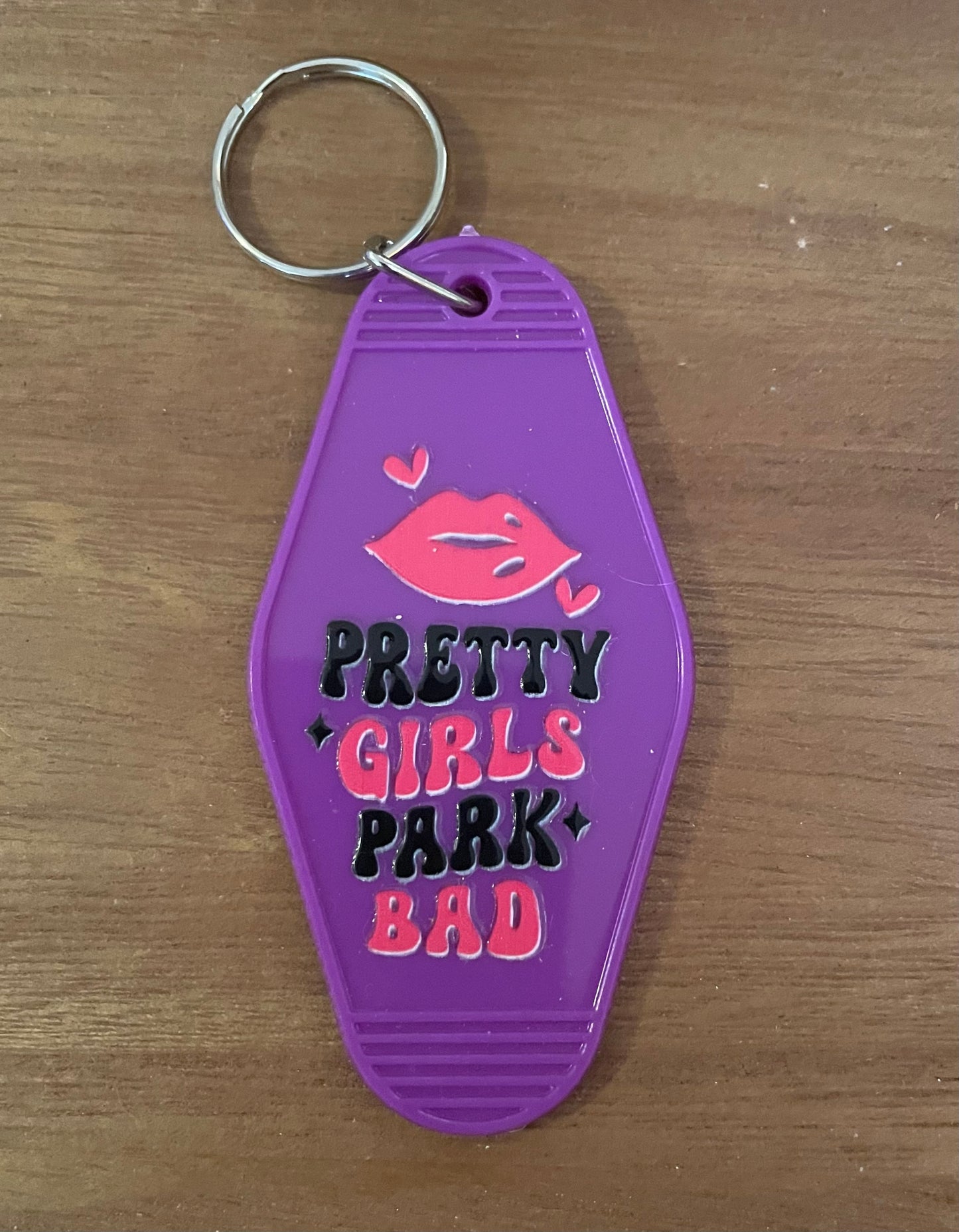 Hotel Keychain: Funny Driving