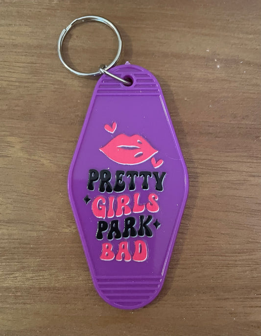 Hotel Keychain: Funny Driving