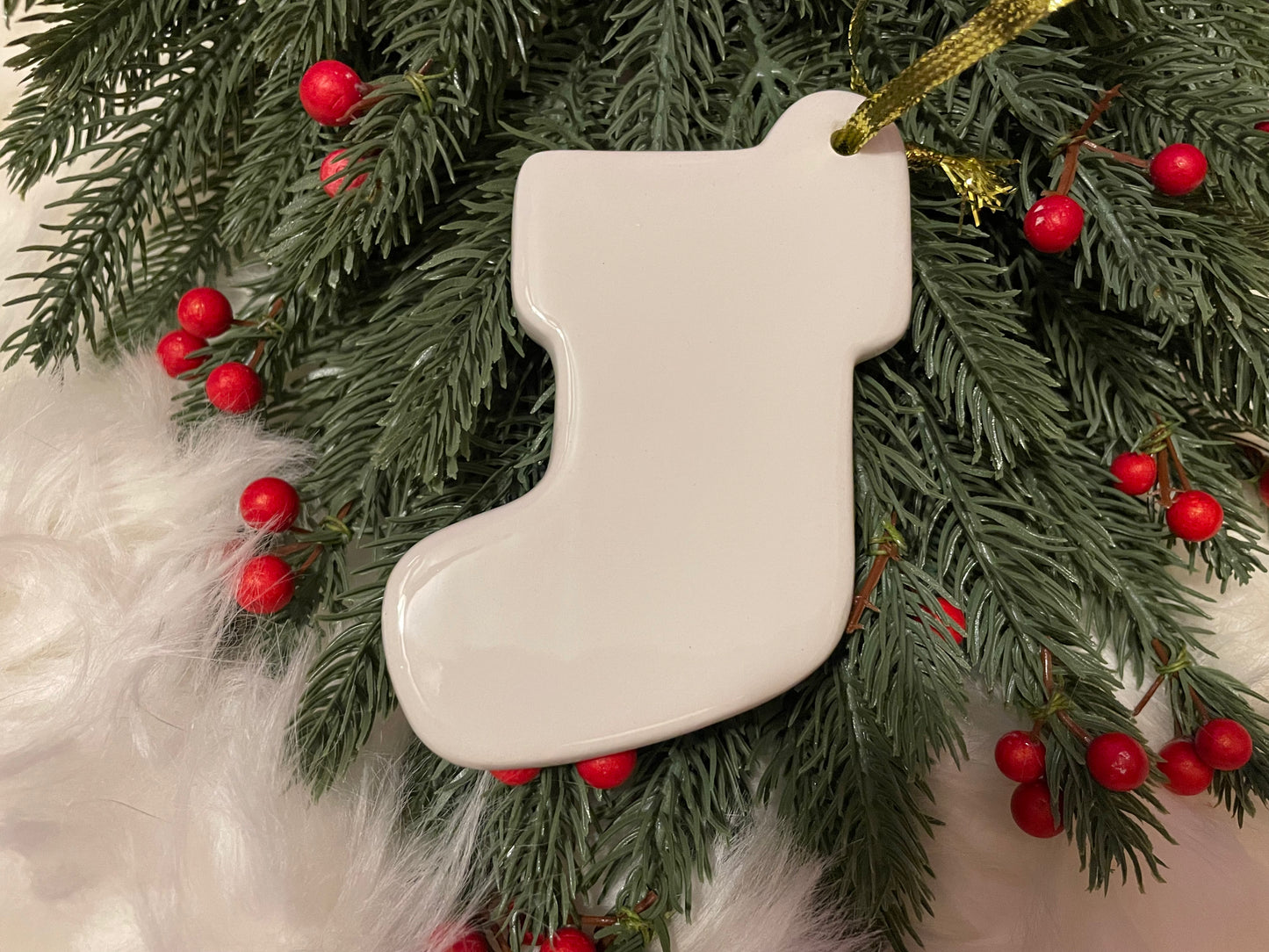 Porcelain Ornament: Blank