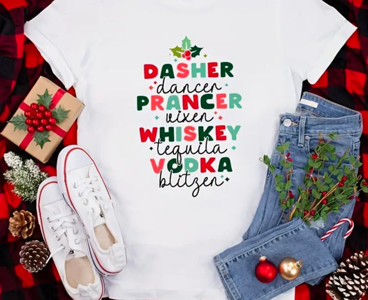 ✨Decal Only: Dasher Dancer… Vodka Blitzen