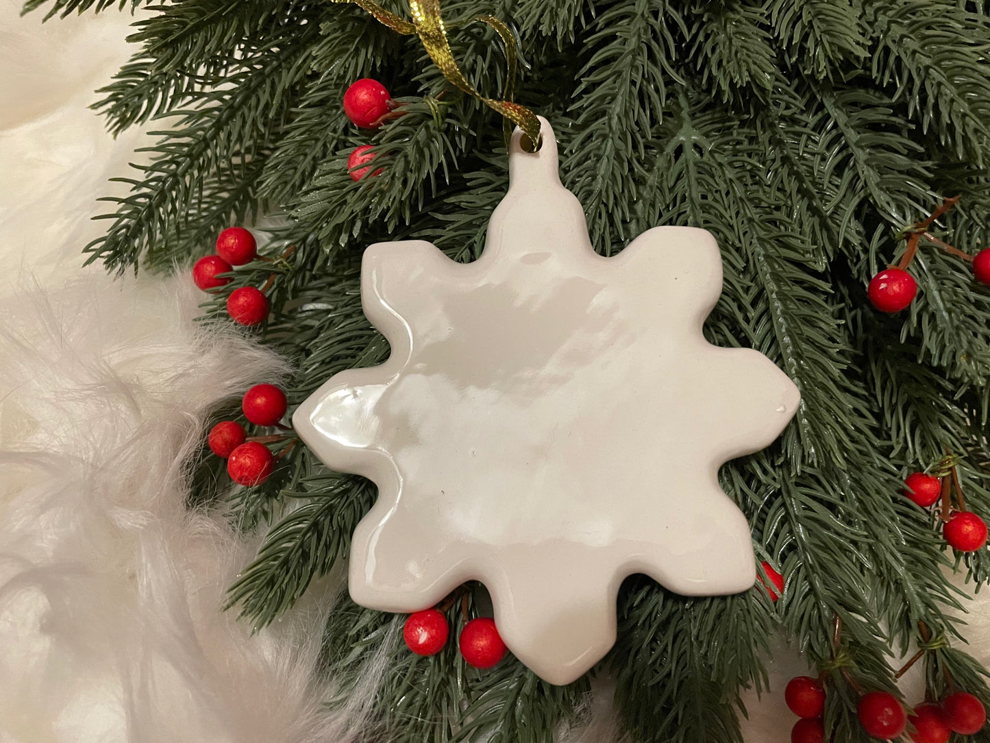 Porcelain Ornament: Blank