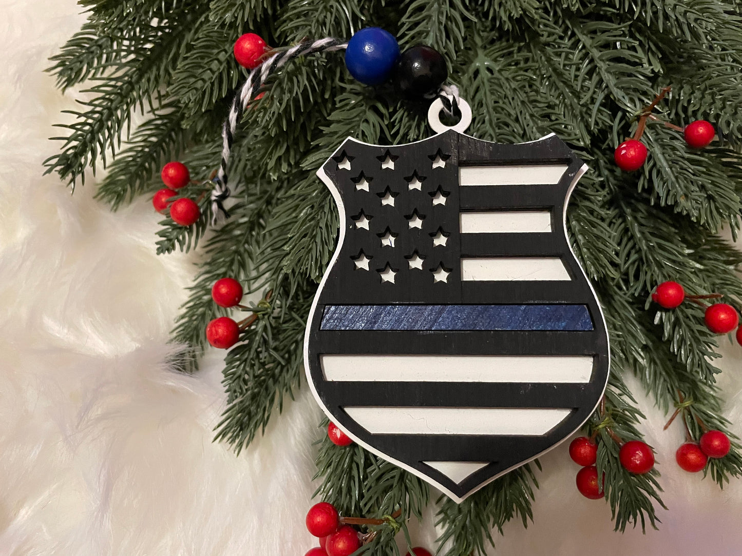 Ornament: Hero (Thin Blue Line)