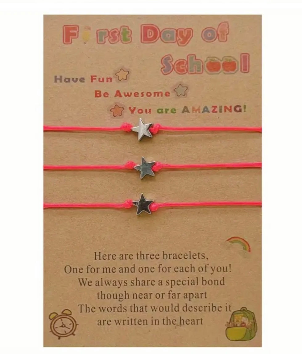 Wish Bracelets: First Day of School