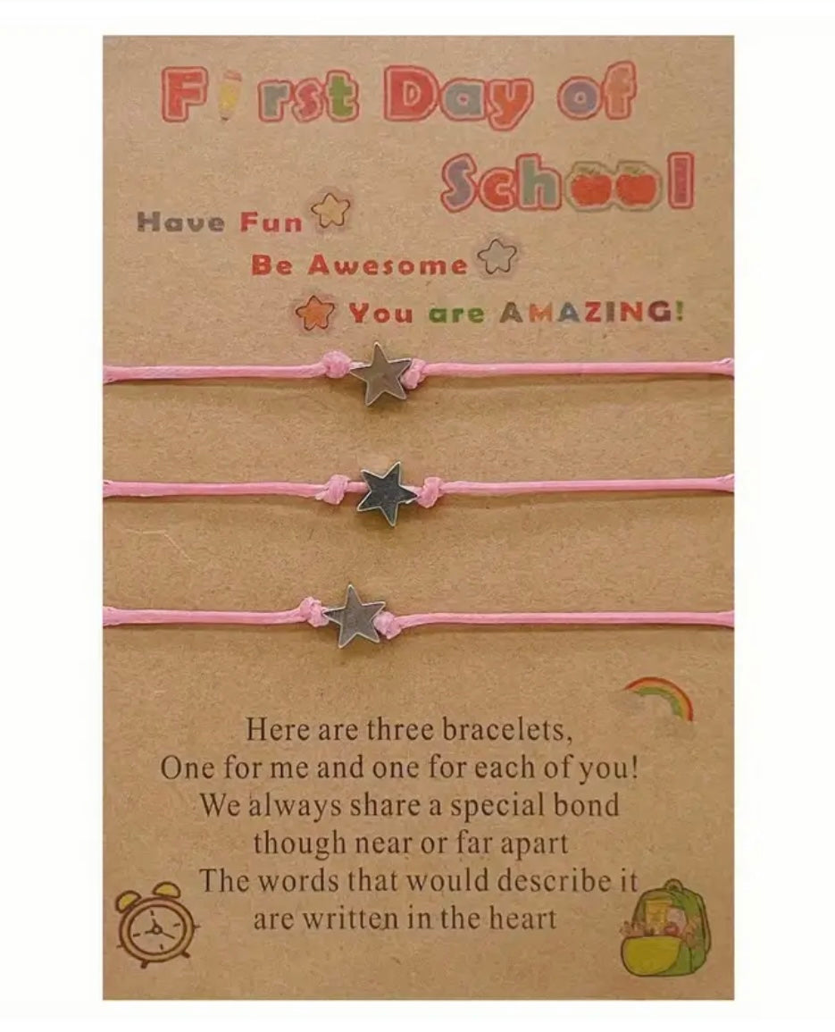 Wish Bracelets: First Day of School