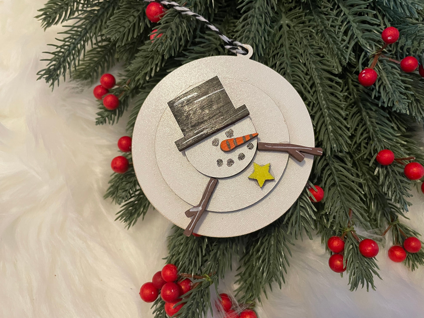 Ornament: Melting Snowman