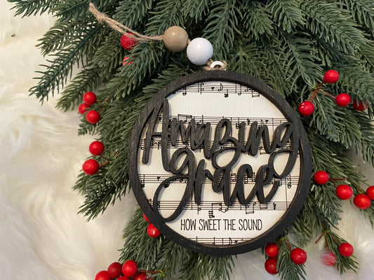 Lyric Ornament: Amazing Grace