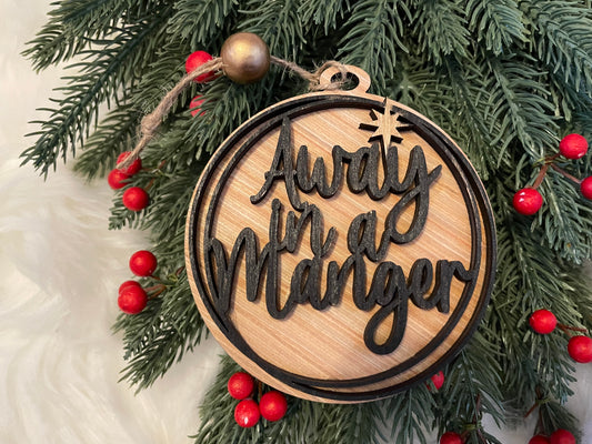 Ornament: Away in a Manger