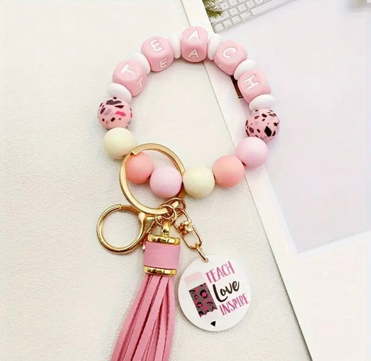 Keychain Bracelet: Teach (Teach, Love, Inspire)