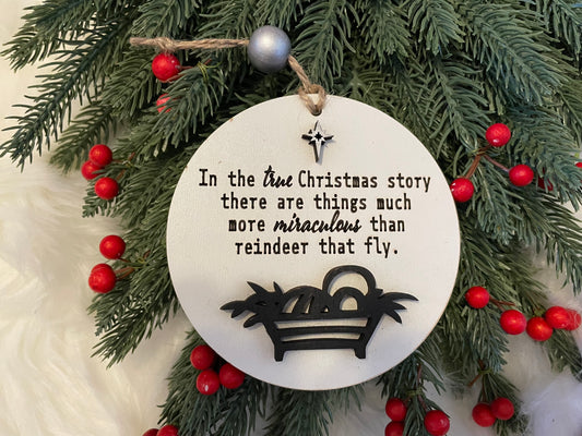 Ornament: True Christmas Story