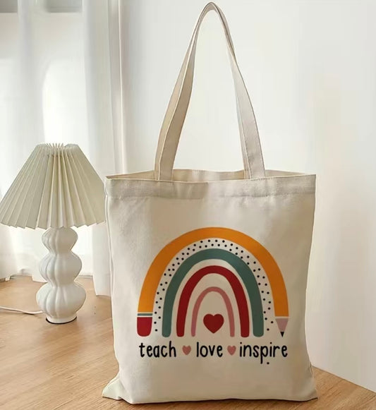 Teacher: Canvas Tote