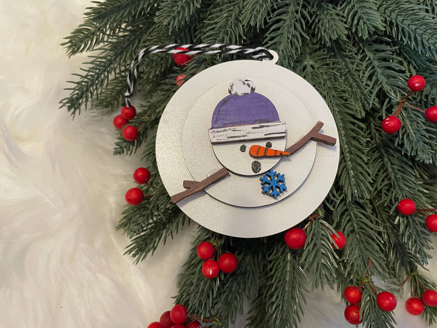 Ornament: Melting Snowman