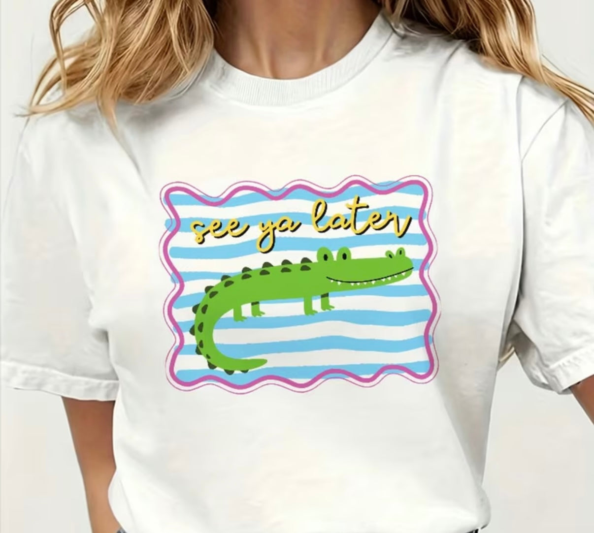 Decal Only: See You Later 🐊 (Option 2)