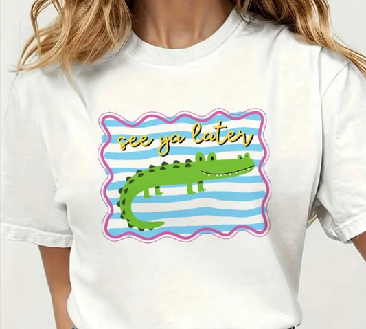 Decal Only: See You Later 🐊 (Option 2)