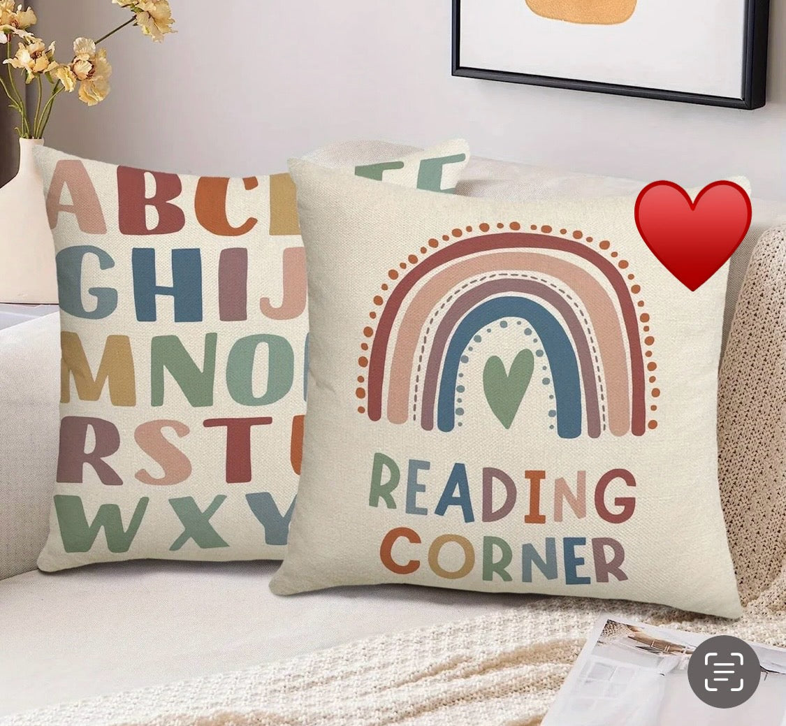 Pillowcase: Alphabet/Reading Corner