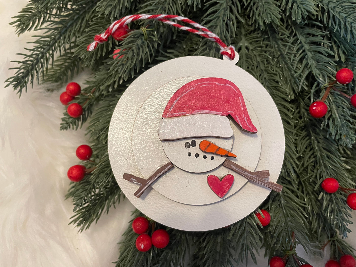 Ornament: Melting Snowman