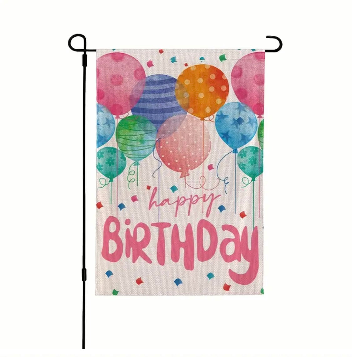 Garden Flag: Happy Birthday