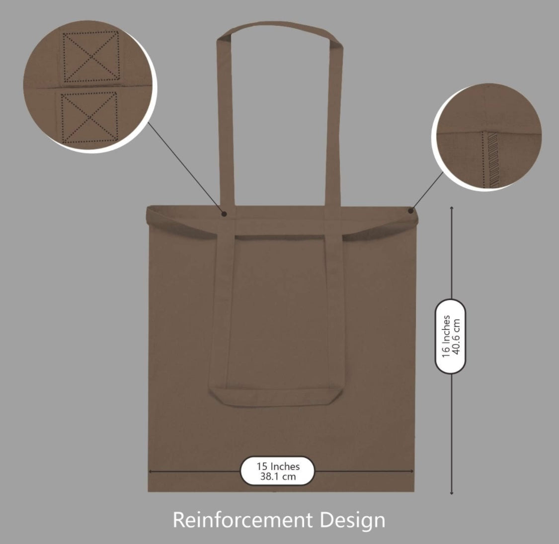 Tote Bag: Brown